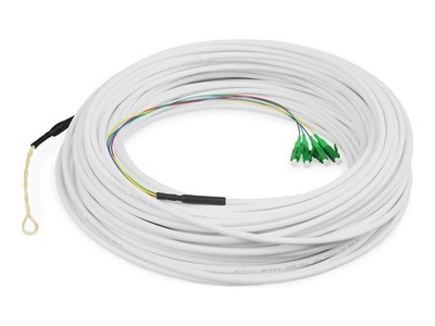 DIGITUS FTTH Drop Cable Single Mode 4 Fiber 4 LC/APC Cable DK-3904LCA-50