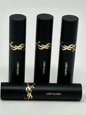 4 YSL Lash Clash Extreme Volume Mascara  BLACK  .06OZ NEW Fresh Bulk