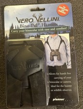 BinoPal Binocular Holder Harness Black Vero Vellini Hunt Outdoors Camp Bird Deer