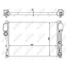 RADIATOR WATER COOLER ENGINE COOLING FOR MERCEDES-BENZ 2215000003 NEW