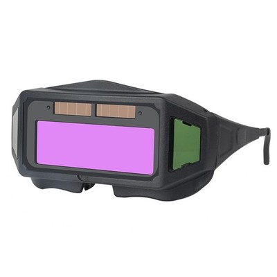 Panoramic View Welding Glasses Solar Powered Auto Darkening Welding Lens Weld...