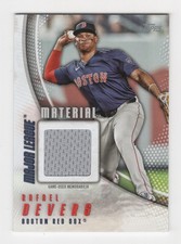 2025 TOPPS BASEBALL MAJOR LEAGUE MATERIAL RAFAEL DEVERS RED SOX JERSEY RELIC