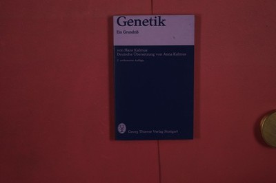 380025 Hans Kalmus GENETIK Georg Thieme Verlag Ein Grundriß