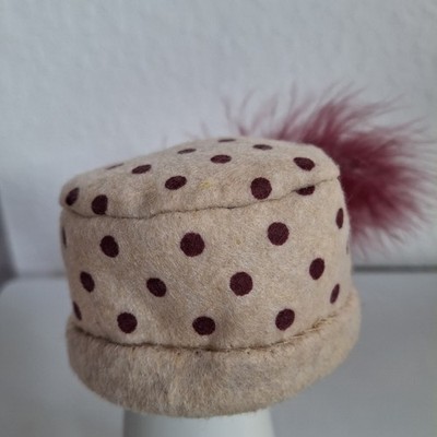 Filz HUT,   Handarbeit für Bär oder Puppe, Miniatur