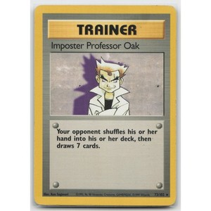 professor oak pokemon card price Amazon.com: Imposter Professor Oak - Celebrations - 73/102 - Holo Rare