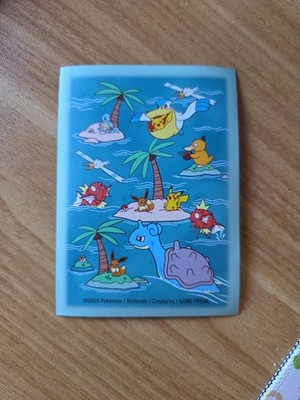 x1 Sunny Sea Sleeve Pikachu Lapras Pokemon Center Japan Original New Unplayed
