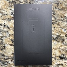 Ekster Wallet Black Logo Men's Solid Modern Theme Money Clip for Men