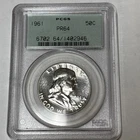 1961 Franklin Half Dollar PCGS PR64 OGH • Old Green Holder • Premium #271
