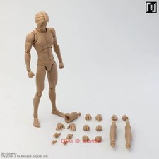 Figura de acción masculina magra Mirrfig MF001 piel amarilla escala 1/12 cuerpo en stock