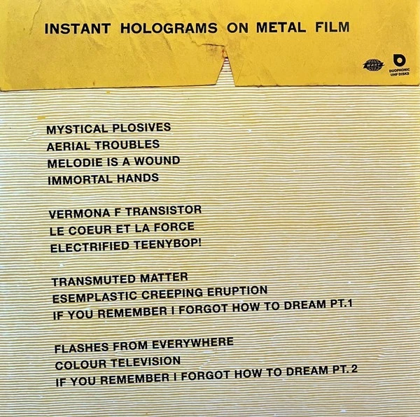Stereolab - Instant Holograms On Metal Film [New Vinyl LP] Gatefold LP Jacket - Image 2 of 4