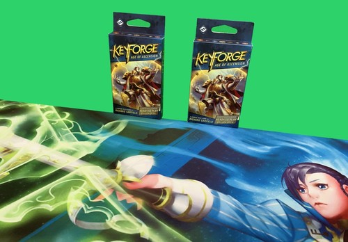 KeyForge: Age of Ascension Arconte Barajas y Astral Gatekeeper Playmats | 2 Jugadores - Imagen 3 de 10