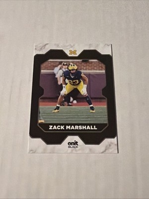 2025 ONIT Black Michigan Wolverines Football ZACK MARSHALL