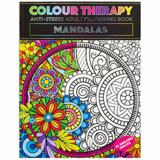 Mandalas Colouring Book A4 - Adult Anti Stress 48 Page Book To Relax Mind Gift