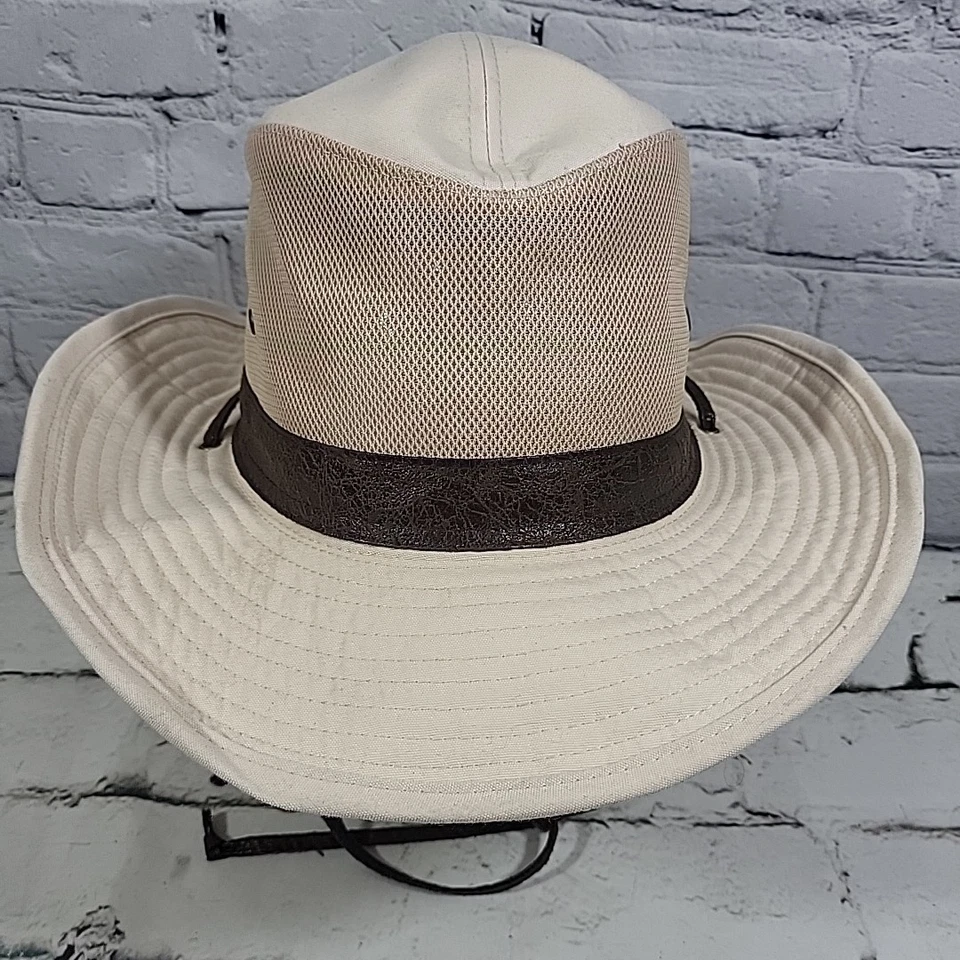 Pendleton Safari Sombrero Unisex Talla L Caqui Nylon Transpirable Ala Posable Gorra para el Sol Foto 3 de 4