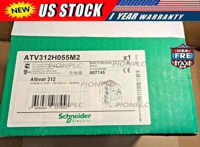 Schneider Electric ATV312H055M2 Variable speed drive, .75HP, Single Phase, NEW