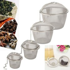 Infuseur à thé boule maille feuille lâche passoire à herbes acier inoxydable