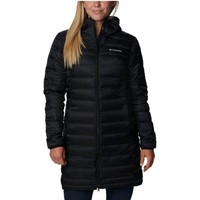 Columbia Lake 22 Daunenjacke Damen Lang Kapuze Winterjacke Schwarz Gr S Neu