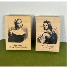 American Vtg- Set of 2- England- Queen Margaret Anne Page- Preowned- Royal