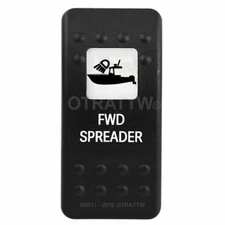 OTRATTW Carling Technologies Contura II Rocker only, FWD SPREADER, WHITE LENS