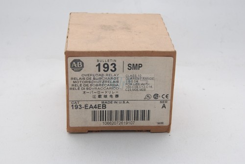 193-EA4EB ALLEN BRADLEY Relais De Surcharge Thermique Obsolètes 3P De 1,6A -5,0A - Photo 1 sur 13