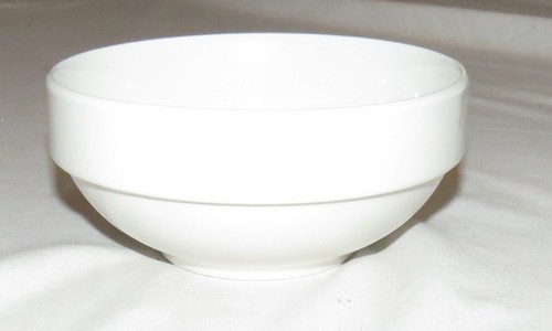 World Market THREE White 6 inch diameter Cereal Soup Pasta Bowls - Picture 2 of 5