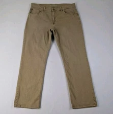 Mott Bow Mercer Straight Jeans Adult 36x29 Stretch Denim Brown Khaki Straight*