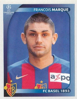 PANINI FOOTBALL 2008 CHAMPIONS LEAGUE FC BASEL 1893 FRANCOIS MARQUE - Photo 1/2