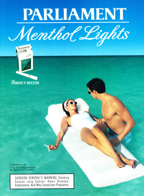 1974 Parliament Cigarettes Ad - Hollywood Columnist-DD0314 Australia