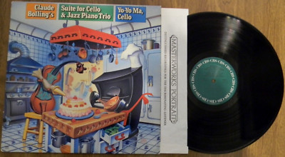 CBS Records FM39059 Claude Bolling Suite for Cello & Jazz Piano Yo-Yo Ma PlaysNM