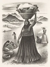 MIGUEL COVARRUBIAS : Tehuantepec River : Archival Art Print