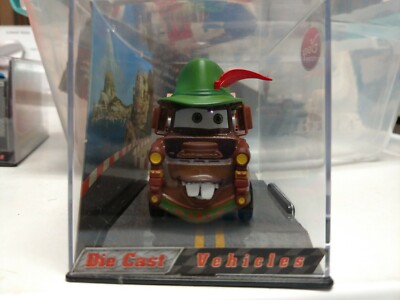 Disney Store Cars 2 Die Cast Collector Case Materhosen Mater 1:43