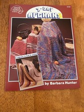American School of Needlework -7-Day Afghans To Knit  Crochet- Leaflet  1048