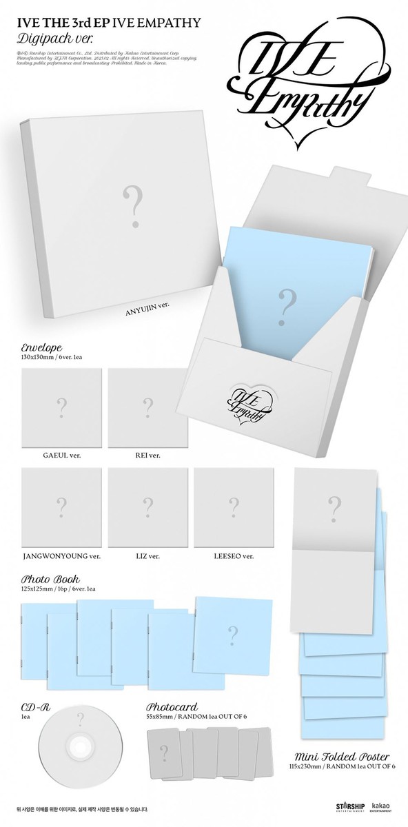 新品未開封 IVE empathy CD アルバム 3形態 10セット 新品未開封 IVE empathy CD アルバム 3形態 10セット