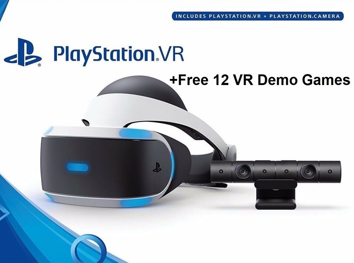 PLAYSTATION VR PS4 BUNDLE HEADSET / CÂMERA / JOGO WORLDS V2