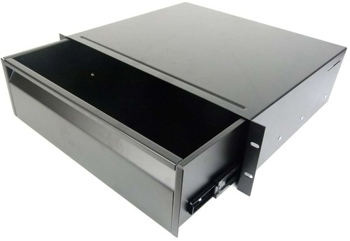 2 HE 19" Rackschublade ERGO incl. Anti-Rutsch-Matte Schublade ADAM HALL 874 E 02 - Bild 3 von 12