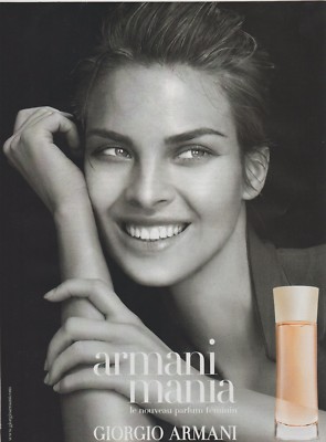 Werbepapier - Advertising Paper - Mania von Giorgio Armani