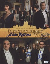 "Downton Abbey" Cast AUTOGRAPHS Signed 11x14 Photo - Dockery, Bonneville +4 ACOA