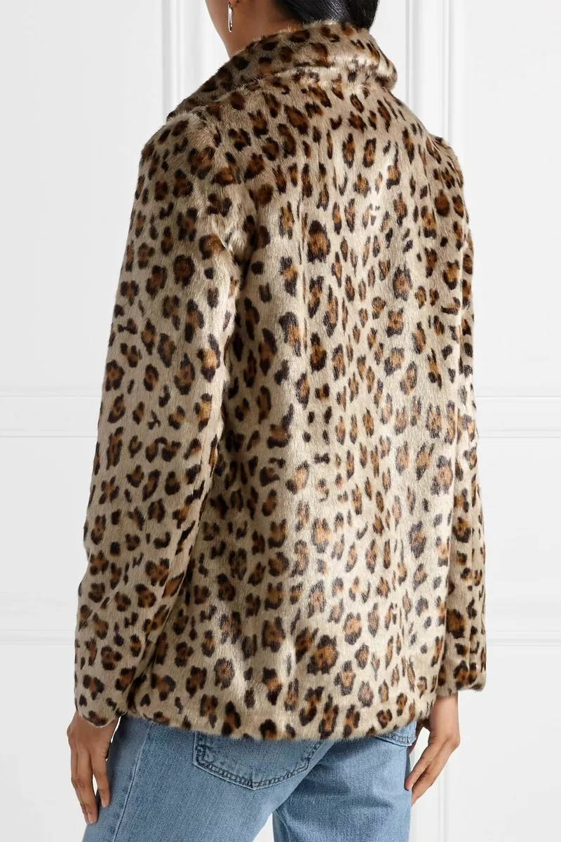 Theory leopard best sale coat