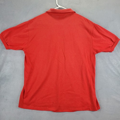 Vintage Boy Scout Of America Shirt Mens Large Red Great American Originals Polo - Picture 11 of 12