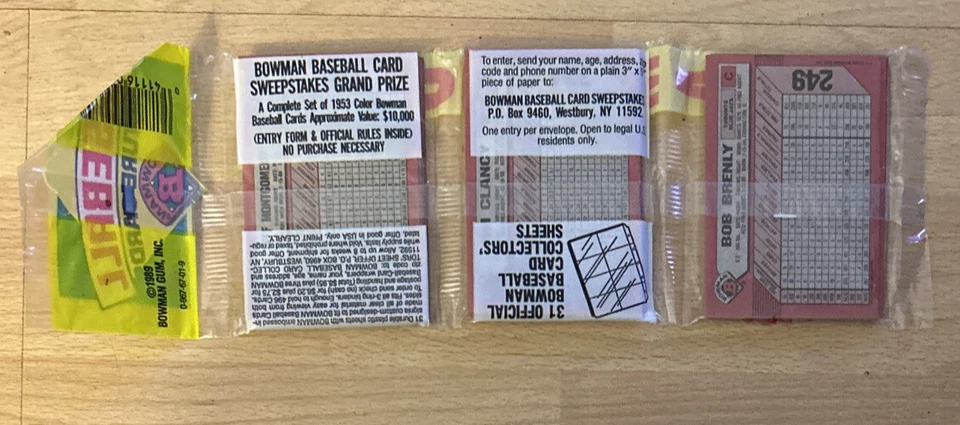 Pack Jerry Reuss Tom Gordon Mickey Mantle Jeff Montgomery Jim Clancy Bob Brenly - Image 2 of 2