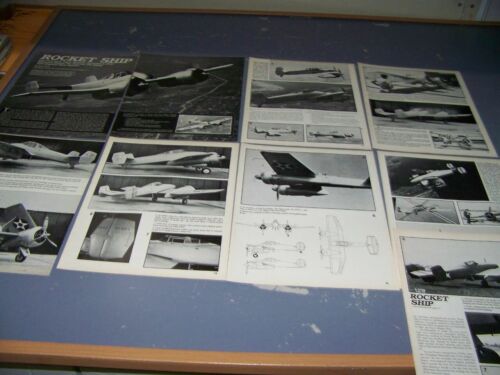 GRUMMAN XF5F SKYROCKET "ROCKET SHIP"..HISTORY/PHOTOS/DETAILS/4-VIEWS (487Y) - Picture 1 of 6