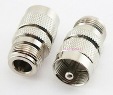 N Female to UHF Male Coax Connector Adapter