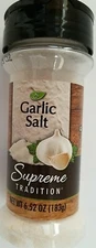 Culinary Garlic Salt Seasoning 6.52 oz (183g) Flip-Top Shaker