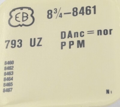 Pendel Komplett Armbanduhr Eb 8 3/4 8461 Und Derivate