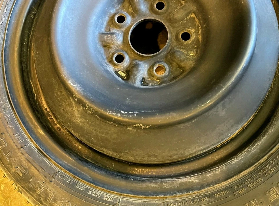 NUEVO NEUMÁTICO DE RUEDA DE REPUESTO TOYOTA CAMRY 2007-2011, T155/70D17 110M, ORIGINAL OEM Foto 3 de 4