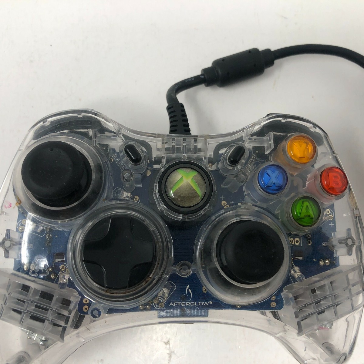 AFTERGLOW for Xbox 360  PL-3702  コントローラー XBOX 360 Afterglow Wired Clear BLACK Controller Model PL