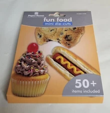 Paper House DCMA-0258 "Fun Food" Miniature Die-Cuts (50 ct)