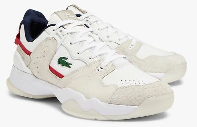 Lacoste Men's T-Point 721 Leather and Suede Tennis Shoes Sneakers | eBay UK