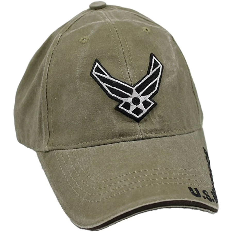 NUEVA gorra de béisbol USAF Air Force Insignia. Caqui. 5643 Foto 2 de 4