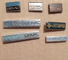 Univac Sperry Remington Vickers Computer Computing Cintage Pin Badge Lot Rare